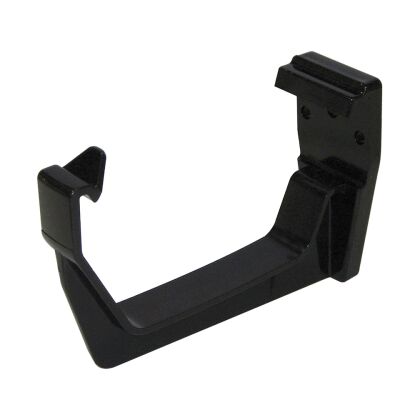 Image for Floplast 114mm Square Black Fascia Bracket RKS1B