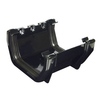 Image for Floplast 114mm Square Black Union Bracket RUS1B