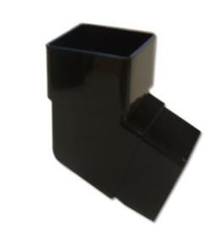 Image for Floplast 65mm Square Black 112* Offset Bend RBS2B