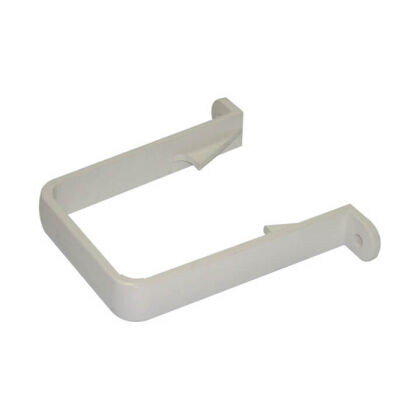 Image for Floplast 65mm Square White Pipe Clip RCS1W