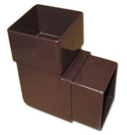 Image for Floplast 65mm Square Brown 90* Offset Bend RBS1BR