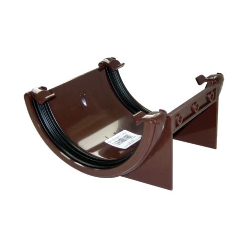 Image for Floplast 112mm Half Round Brown Union Bracket RU1BR