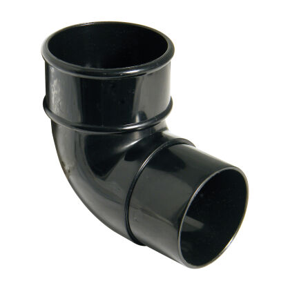 Image for Floplast Pipe Black 68mm Round 90 Deg Offset Bend RB1B HRGBL 256358 STOCK