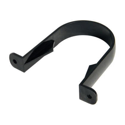 Image for Floplast Pipe Black 68mm Round Downpipe Clip RC1B HRGBL 256350 STOCK