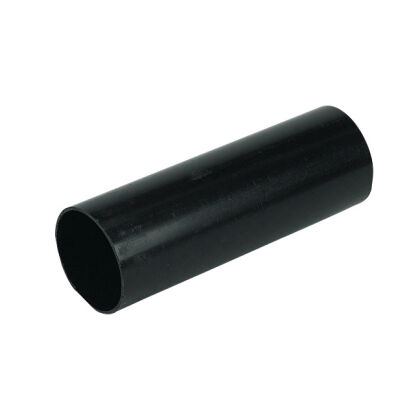 Image for Floplast Pipe Black 68mm Round Downpipe 4m RP4B HRGBL 056302 STOCK