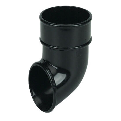 Image for Floplast Pipe Black 68mm Round Shoe RB3B 256353 HRGBL STOCK